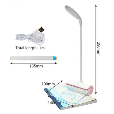 Glass Note LED Touch Lamp PeekWise